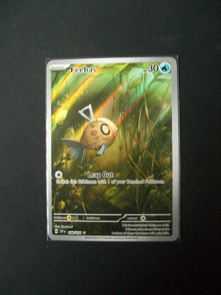 1836: Nieuwe Pokemon Secret FEEBAS HP 30 (198/191), Verzenden, Nieuw, Losse kaart, Foil