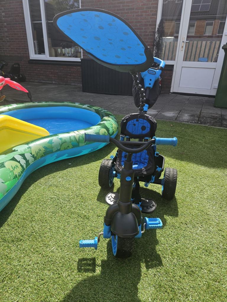 Little Tikes 4-in-1 Driewieler Deluxe Editie, Fietsen en Brommers, Ophalen, Zo goed als nieuw, Little Tikes, Duwstang