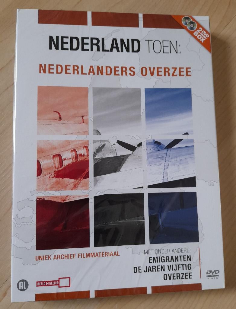 NIEUW 2 DVD BOX NEDERLAND TOEN NEDERLANDERS OVERZEE, Alle leeftijden, Ophalen of Verzenden, Nieuw in verpakking