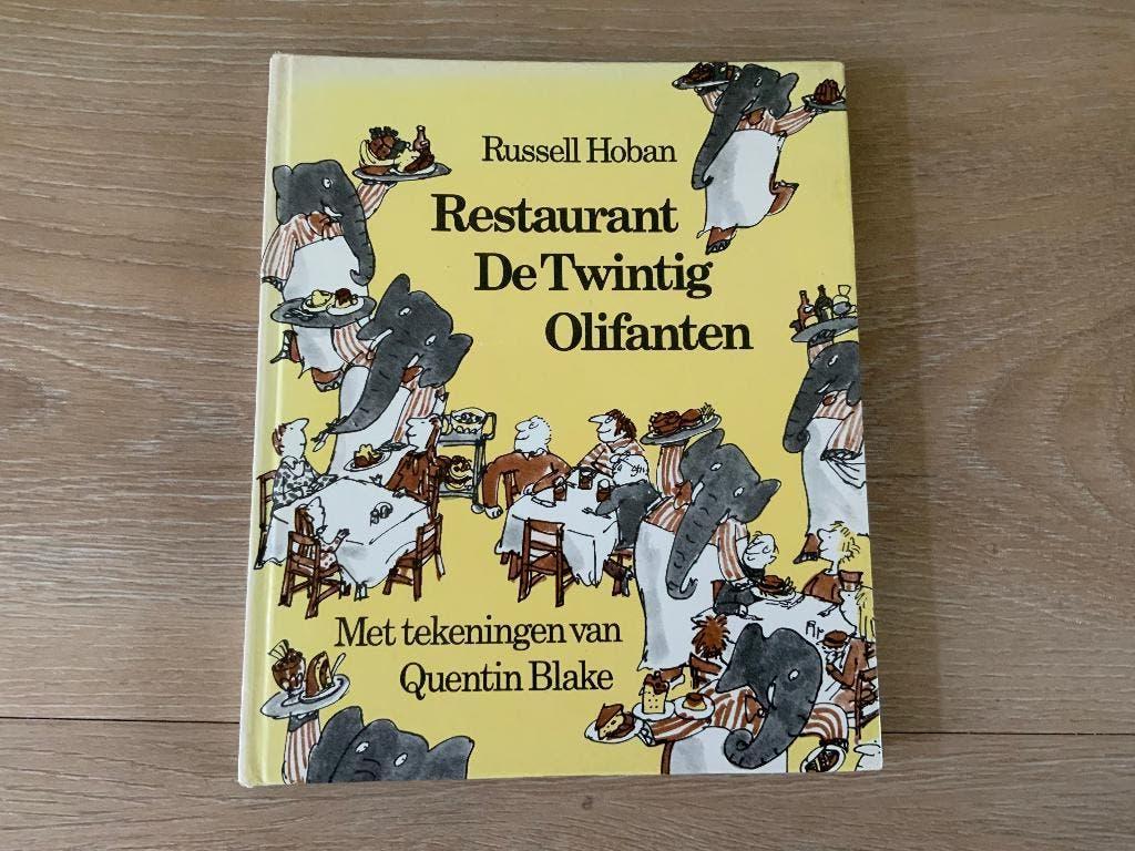 Restaurant de twintig olifanten, Boeken, Kinderboeken | Kleuters, Ophalen of Verzenden, Gelezen, Fictie algemeen, Voorleesboek