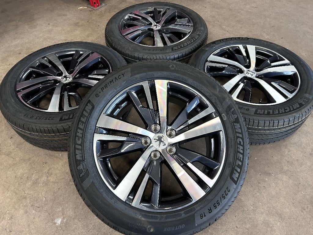 18 inch Detroit velgen + zomerbanden Peugeot 3008 5008, 18 inch, Velg(en), Nieuw, Ophalen of Verzenden