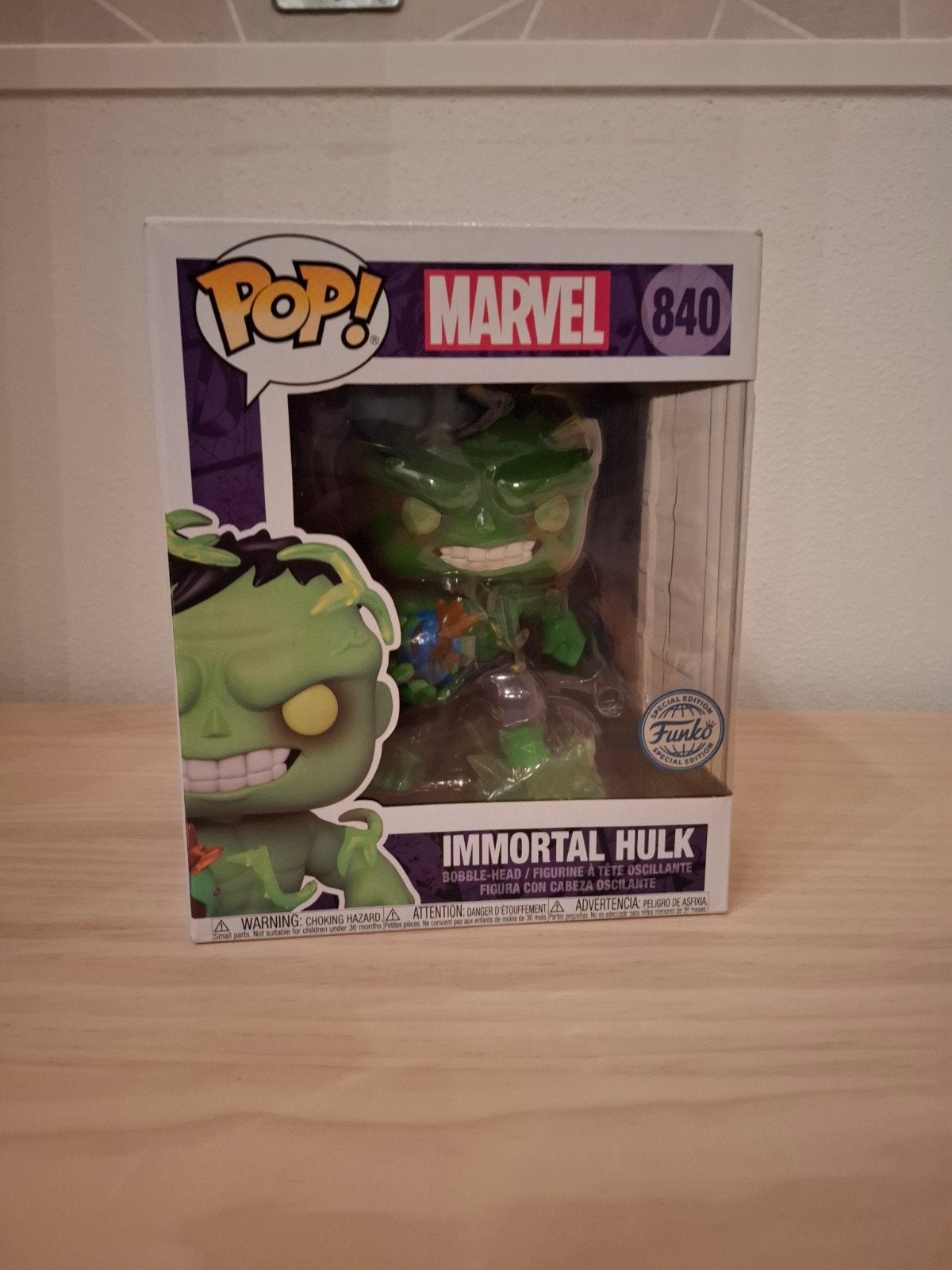 Funko Pop! Marvel Immortal Hulk #840 Special Edition, Verzamelen, Ophalen of Verzenden, Nieuw
