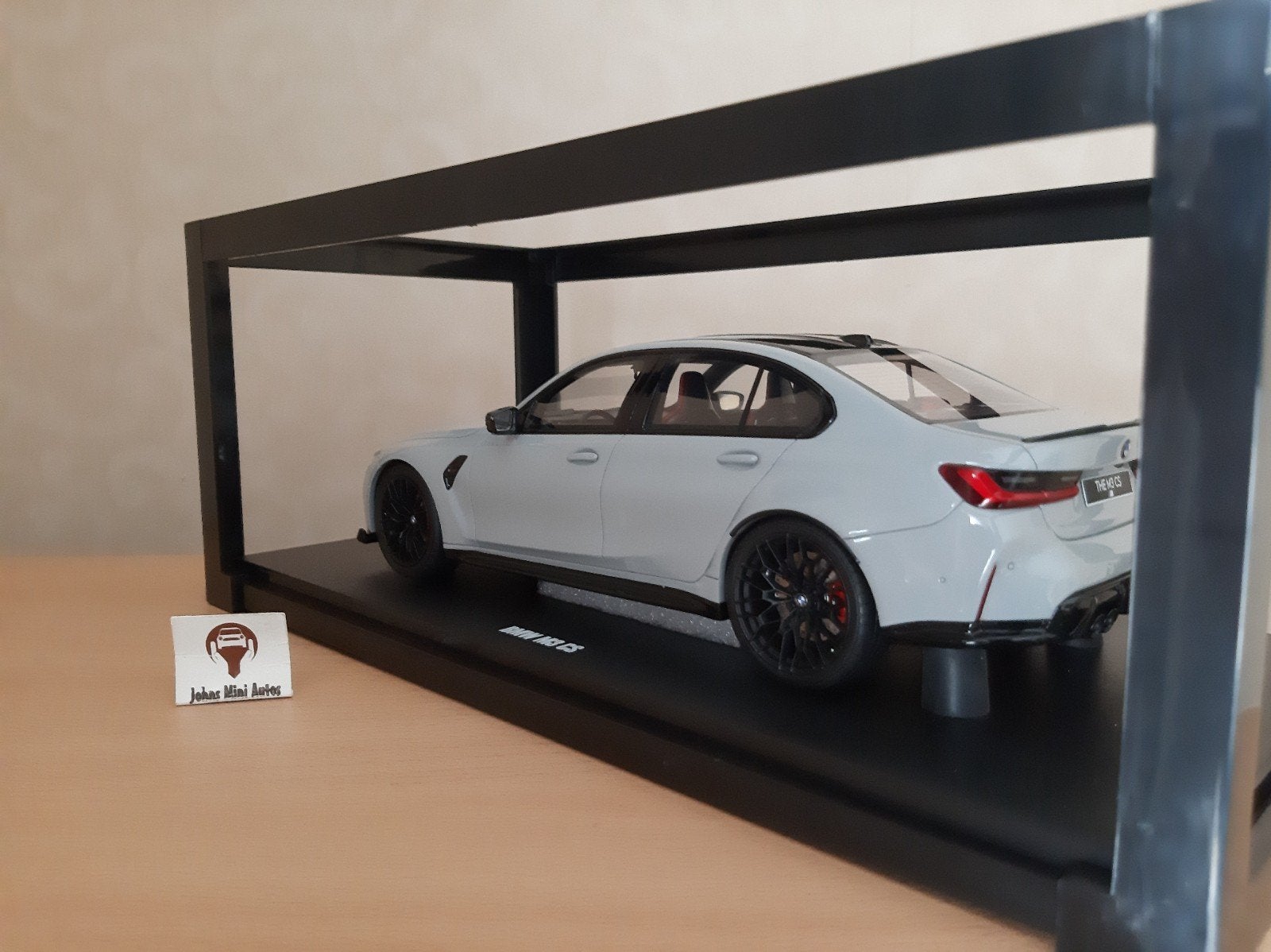 BMW M3 CS M 2024 Brooklyn Grey Metallic van GT Spirit 1:18, Overige merken, Auto, Nieuw, Ophalen of Verzenden