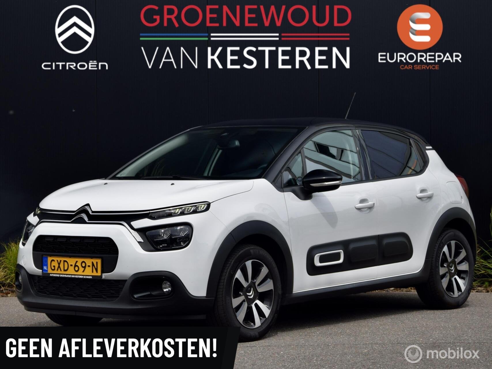 Citroen C3 83 Business I Navi I Trekhaak I Clima I, Auto's, Gebruikt, 1199 cc, 450 kg, Wit