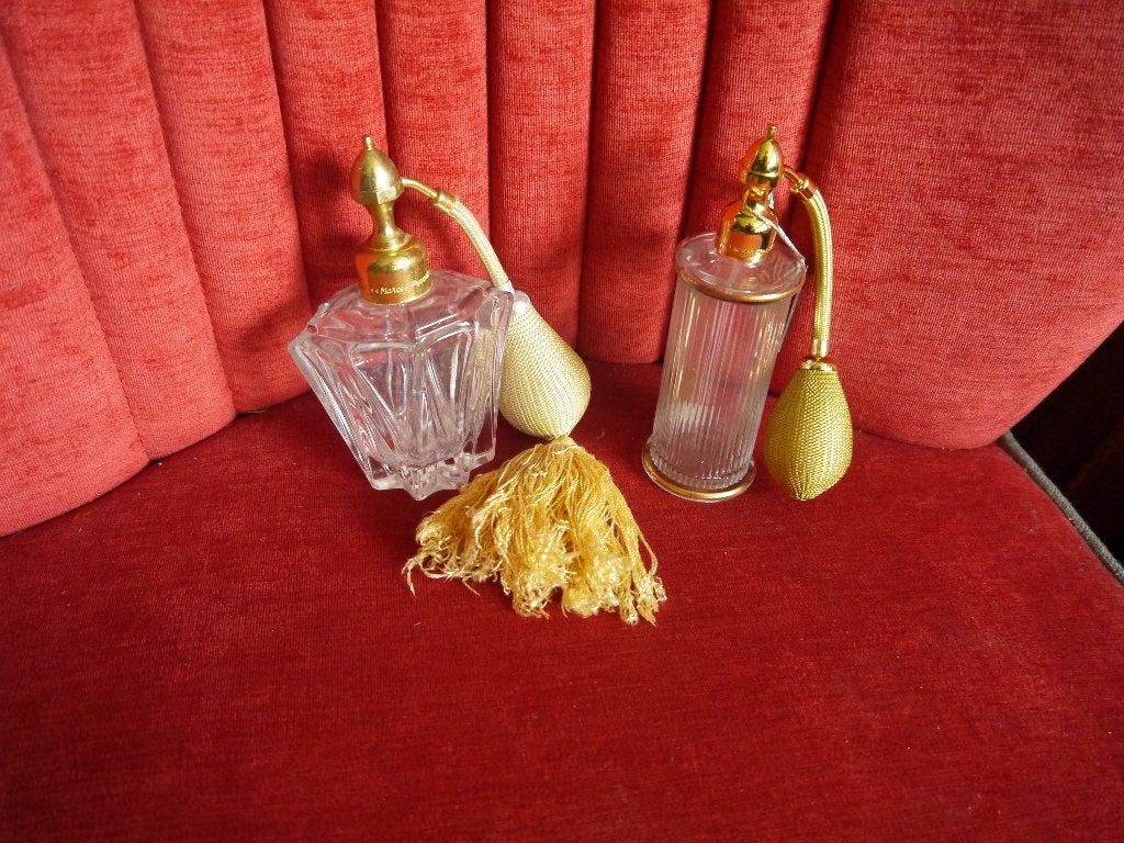 2  Marcel  Franck  Parijs parfumflessen, Verzamelen, Parfumverzamelingen, Zo goed als nieuw, Parfumfles, Ophalen of Verzenden