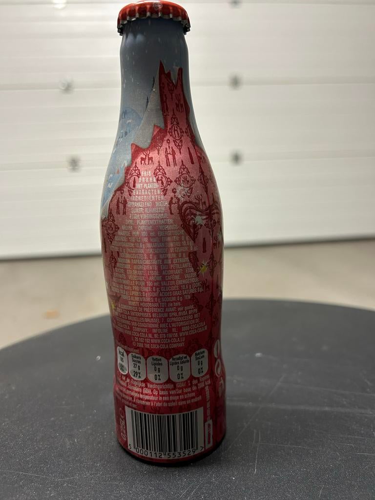 Coca Cola flesje met kerst afbeelding, Ophalen, Nieuw