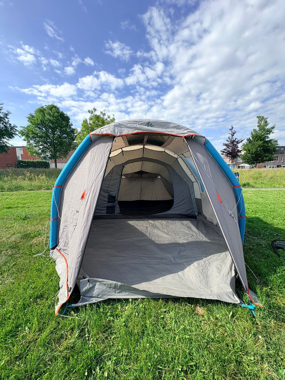 Quechua Airseconds Family 4.1 XL Tent - Ruime Gezinstent, Caravans en Kamperen, Ophalen, Gebruikt, Tot en met 4