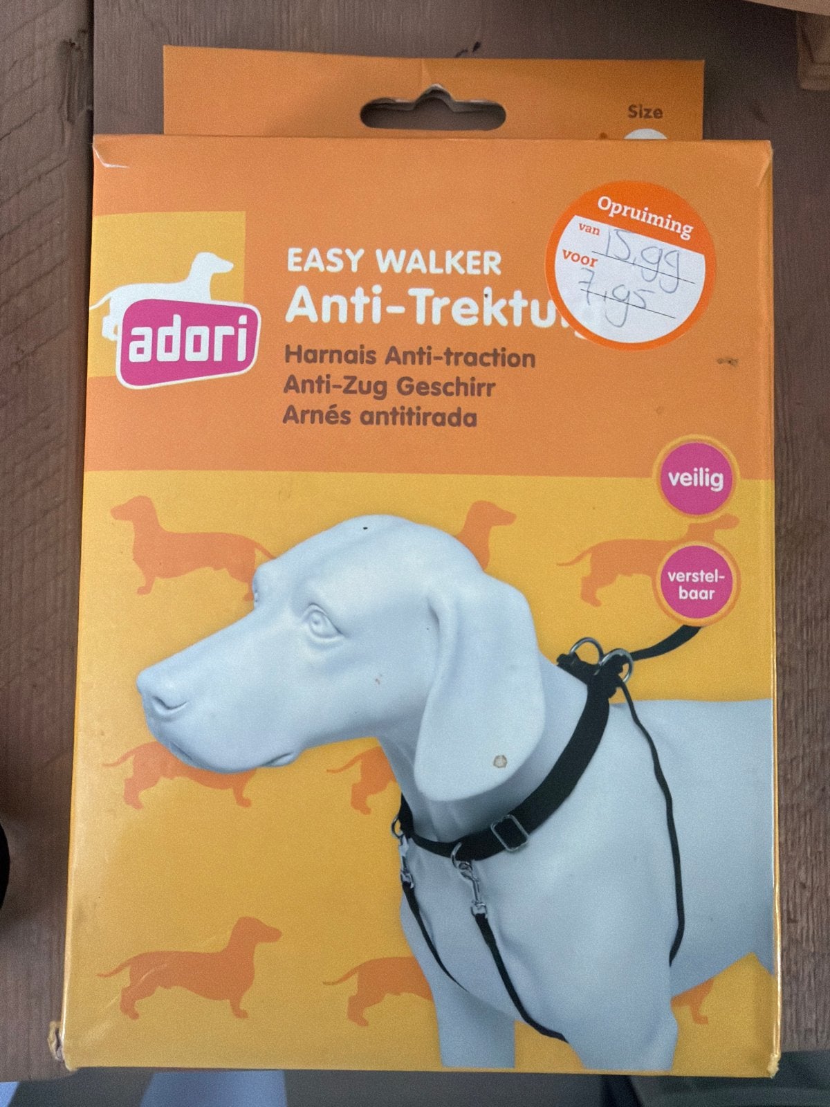 Anti trektuig hond maat S (nieuw), Ophalen of Verzenden, Nieuw, Hondenriem