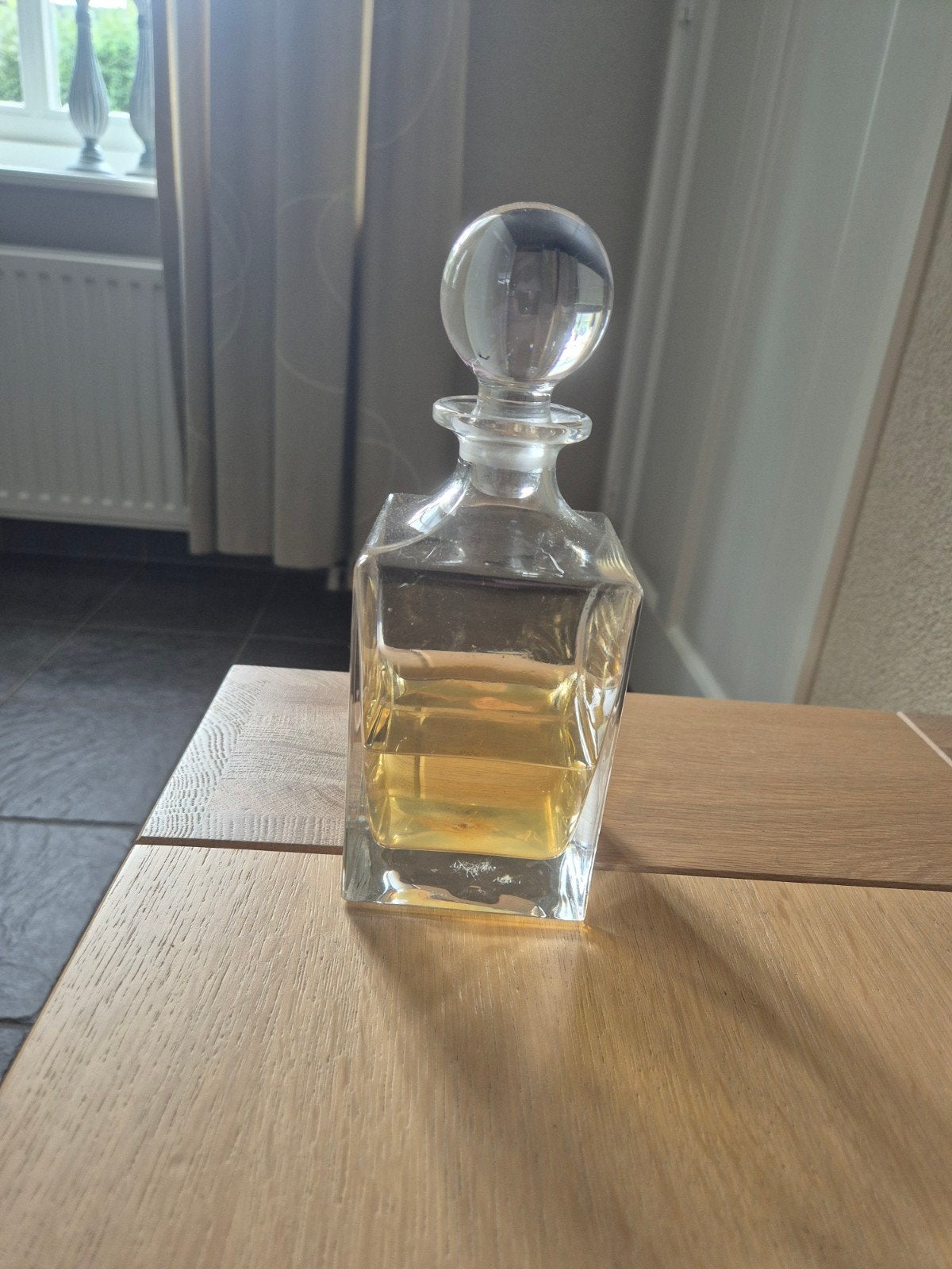 Glazen karaf met stop - 22 cm hoog, Ophalen