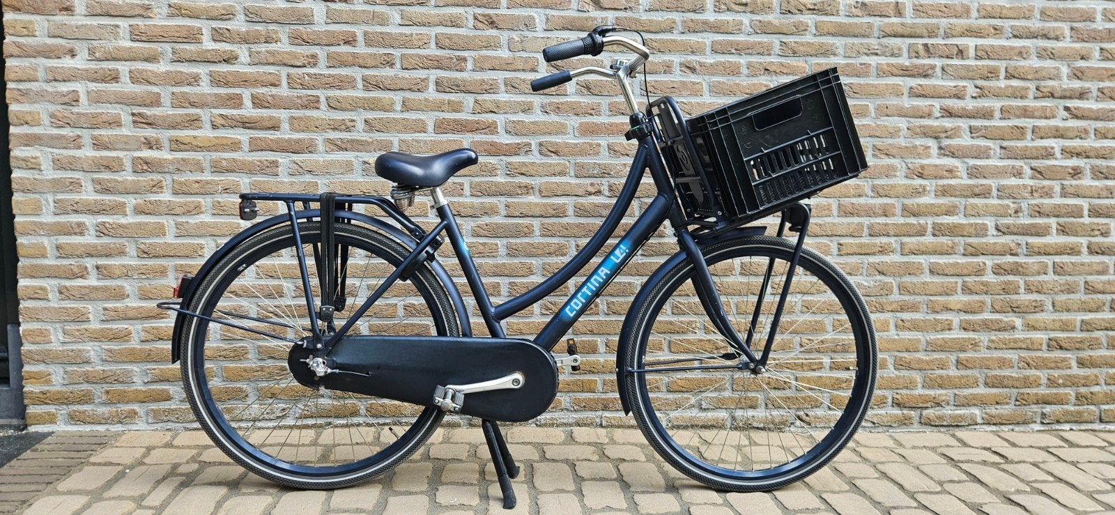 Cortina U4 Transport 28 inch blauw, Terugtraprem, Gebruikt, Versnellingen, 50 tot 53 cm
