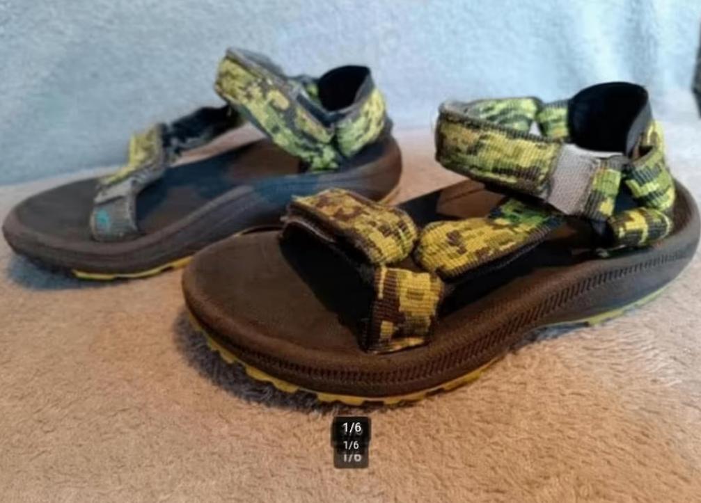 Teva sandalen maat 27 (17cm), Gebruikt, Overige typen, Ophalen of Verzenden