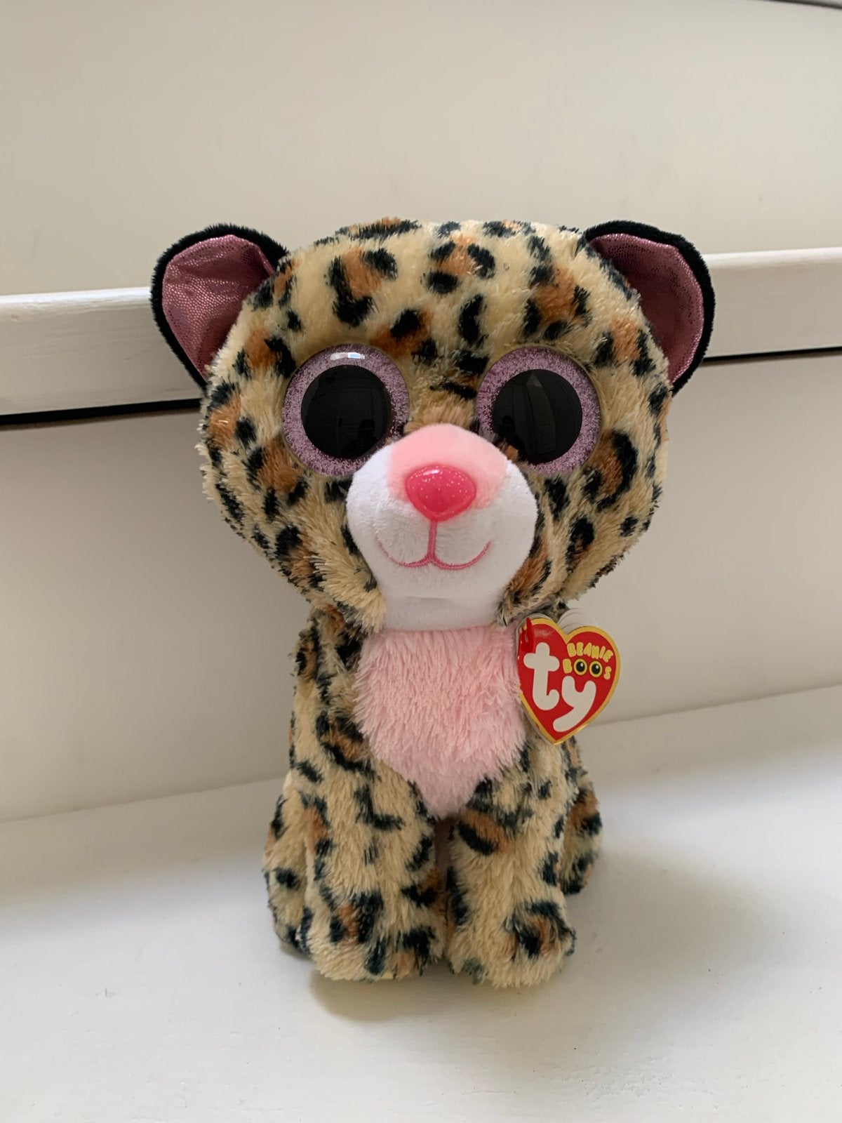 Ty Beanie Boo Leopard Knuffel - Nieuw met prijskaartje, Ophalen, Overige karakters, Overige typen, Nieuw