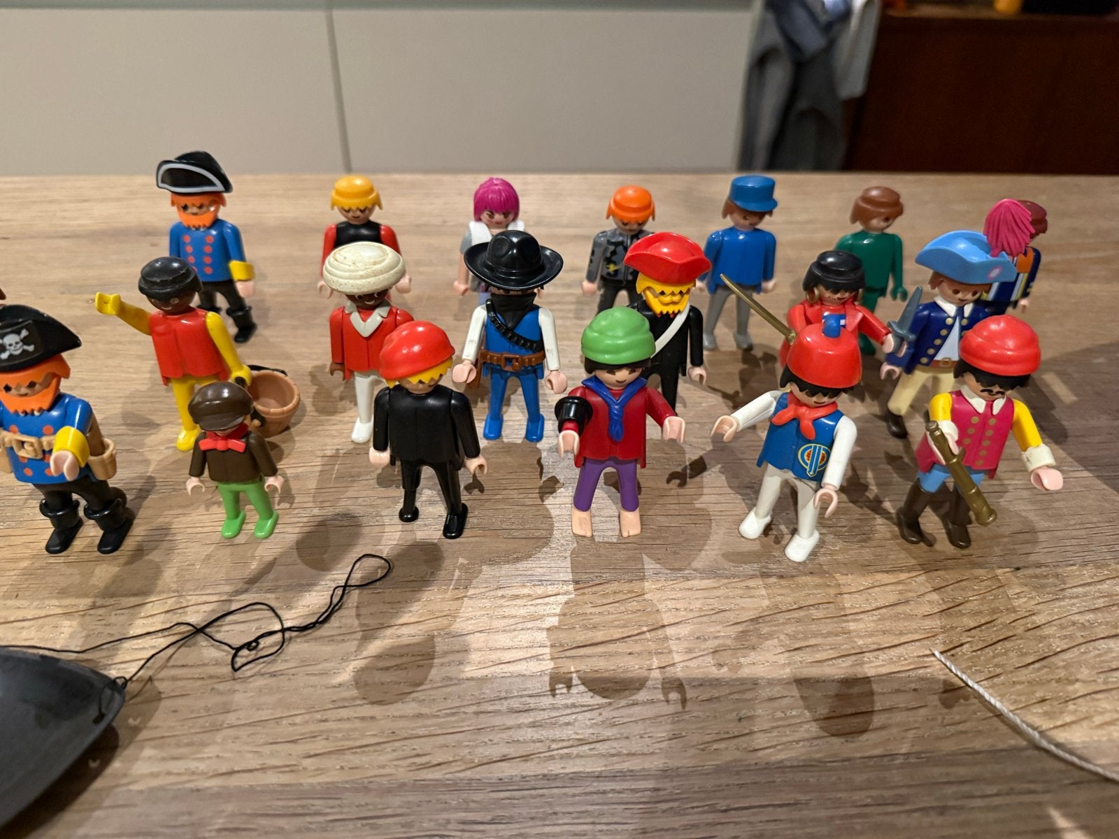 Vintage Playmobil Piratenschip veel accessoires en figuren, Ophalen, Pirates, Gebruikt, Complete set