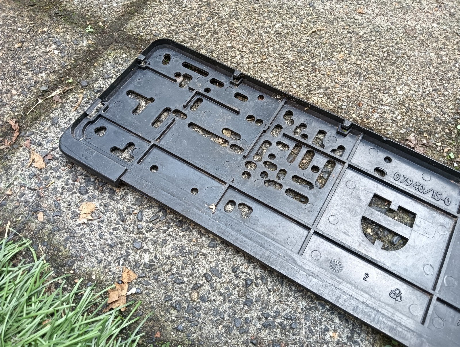 Wurth nummerplaathouder 52x11 cm, Ophalen, Zo goed als nieuw