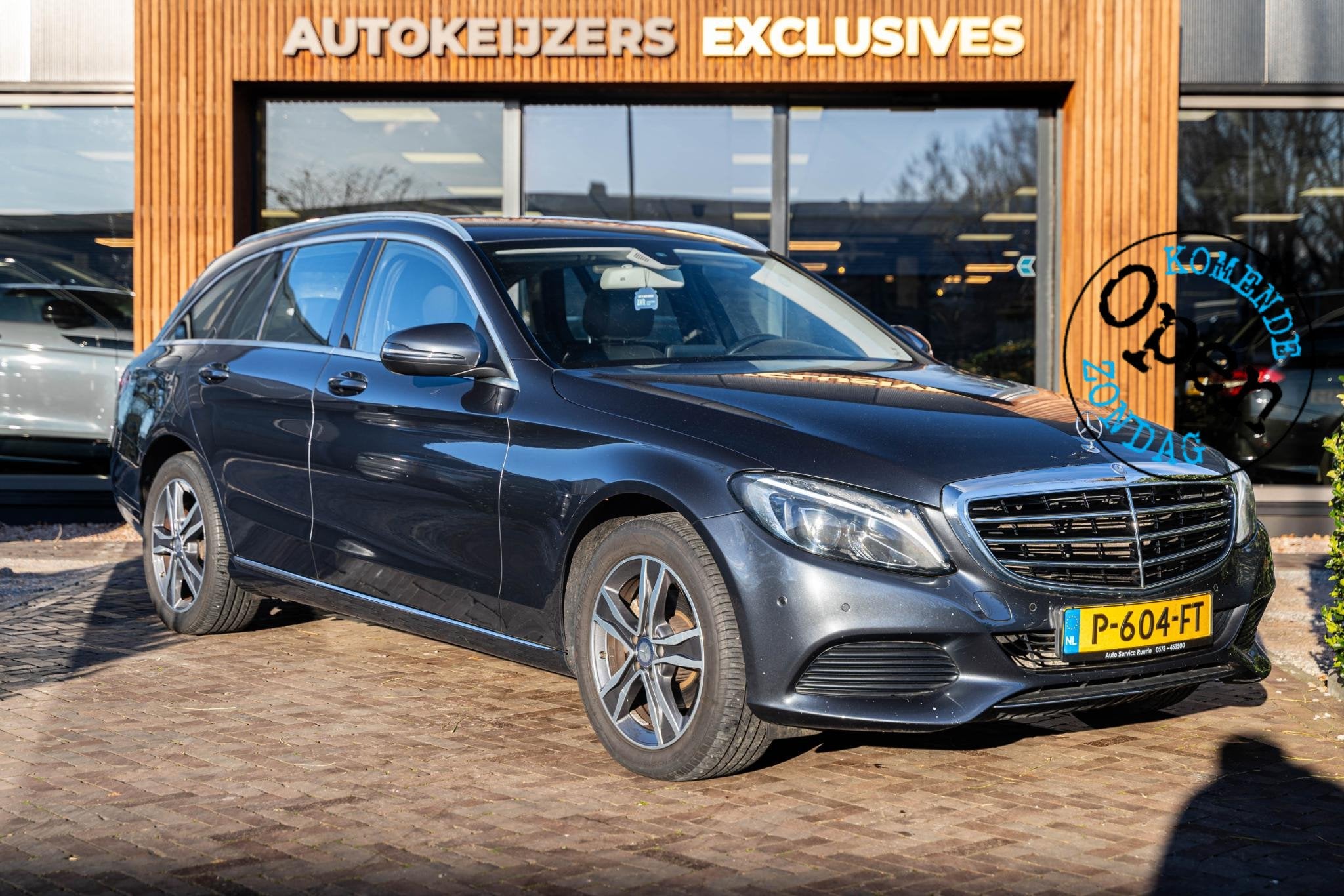 Mercedes-Benz C-klasse Estate 180 Prestige Led PDC Navi Stoe, Auto's, Achterwielaandrijving, Gebruikt, Bluetooth, Handgeschakeld