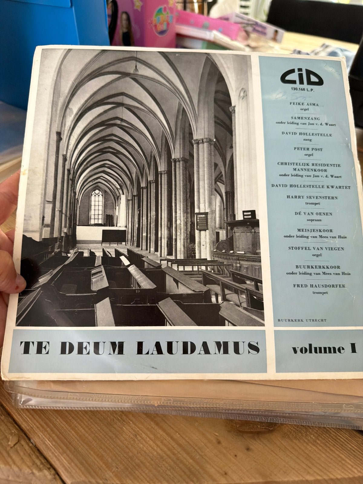 Te Deum Laudamus Volume 1 LP - CID 130.168, Cd's en Dvd's, LP, Gebruikt, Overige genres, Ophalen of Verzenden