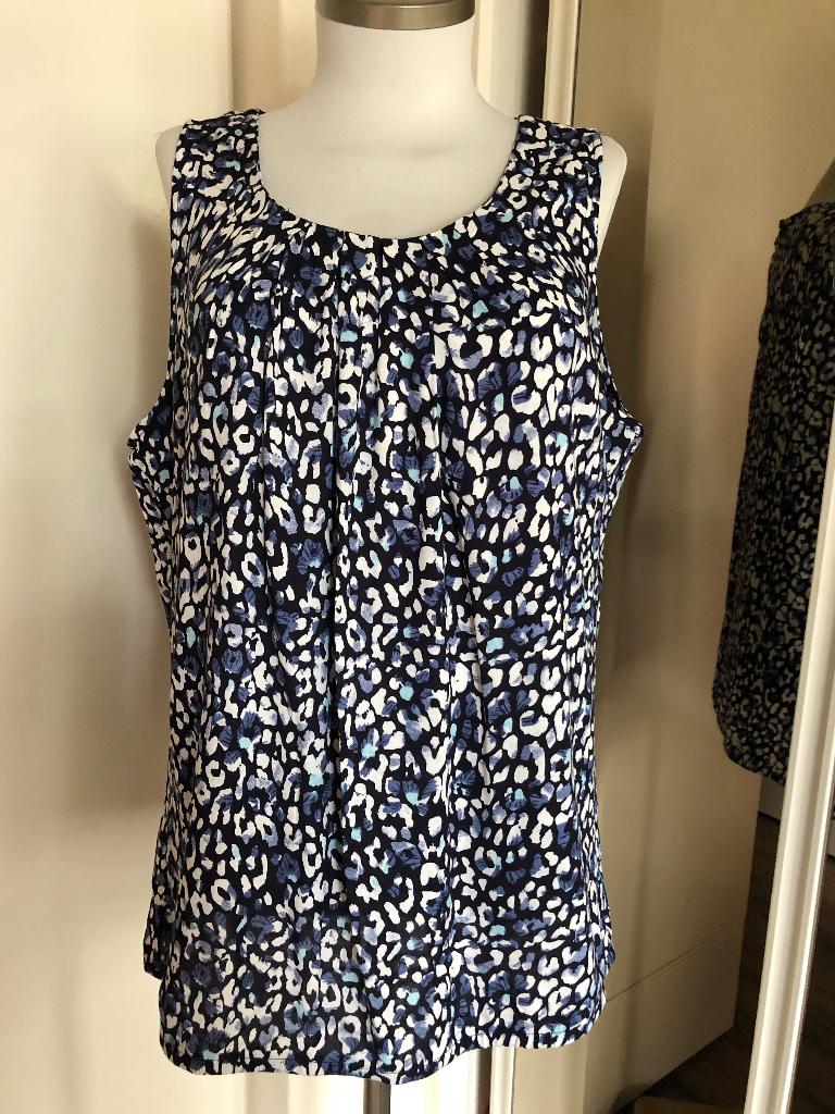 top Zus van Sil XL blauw/wit, Blauw, Maat 46/48 (XL) of groter, Ophalen of Verzenden, Zo goed als nieuw