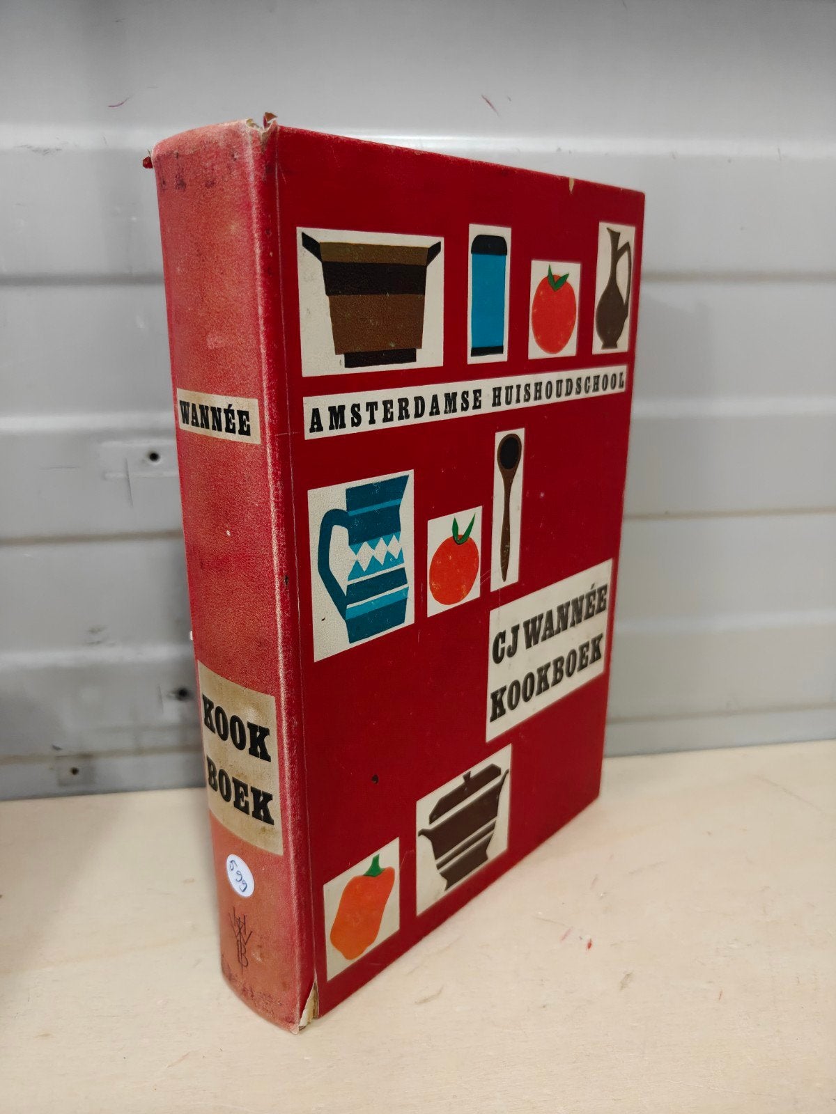 Nr. 599 C.J. Wannee. Kookboek van de Amsterdamse huishoudsch, Ophalen of Verzenden, Gelezen, C.J. Wannee, Nederland en België
