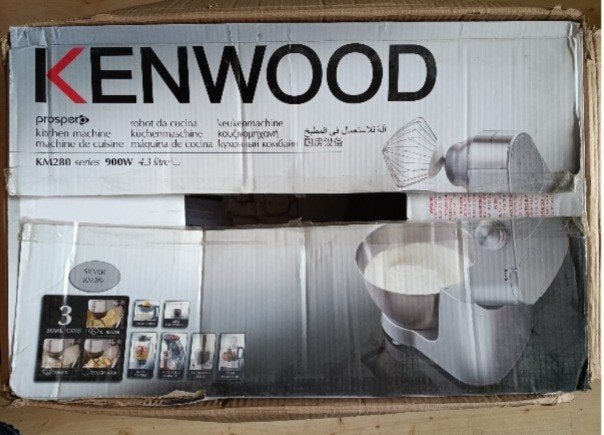 Kenwood keukenmachine KM280, 4 liter of meer, Ophalen, Zo goed als nieuw, 3 snelheden of meer