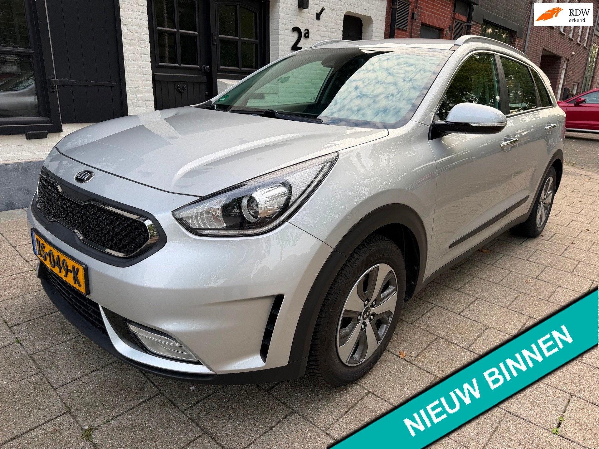 Kia Niro 1.6 GDi Hybrid DynamicLine, CAMERA, NAVI, Garantie,, Auto's, Dealer onderhouden, Stof, Gebruikt, Euro 6