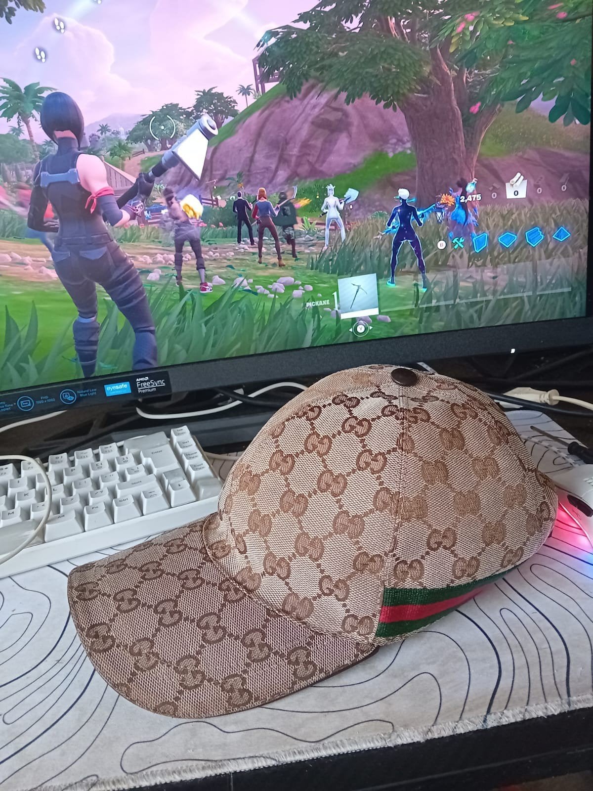 gucci pet biege orgineel, Kleding | Heren, Hoeden en Petten, Ophalen of Verzenden