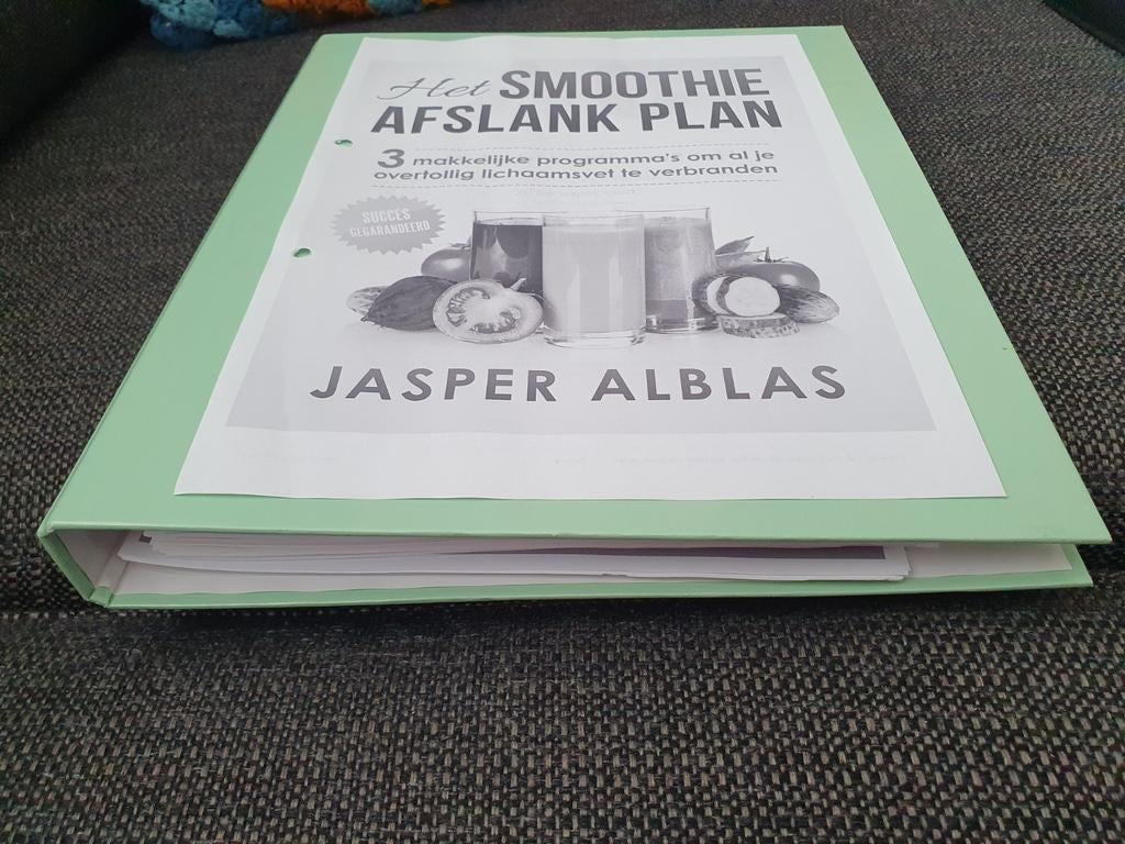 Het Smoothie Afslank Plan - Jasper Alblas, Boeken, Ophalen of Verzenden