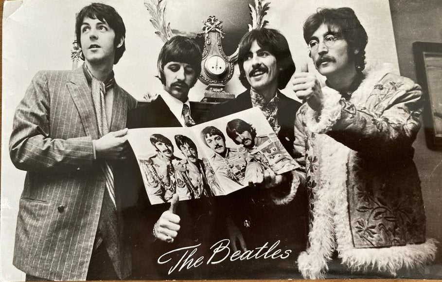 Echte foto The Beatles - Muziekparade Bussum, Verzamelen, Foto's en Prenten, 1960 tot 1980, Gebruikt, Foto, Ophalen of Verzenden