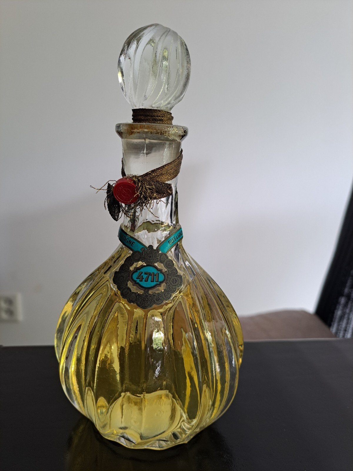 Vintage 4711 Eau de Cologne fles met originele dop, Ophalen of Verzenden