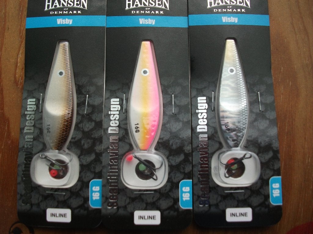 16 grams Hansen Visby / zeebaars lepels / kunstaas lepels, Ophalen of Verzenden, Nieuw, Overige typen
