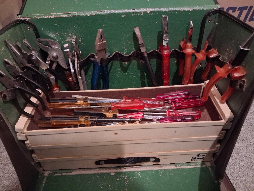 gereedschapskoffer, Doe-het-zelf en Verbouw, Gereedschap | Handgereedschap, Ophalen, Gebruikt, Overige typen, Overige merken