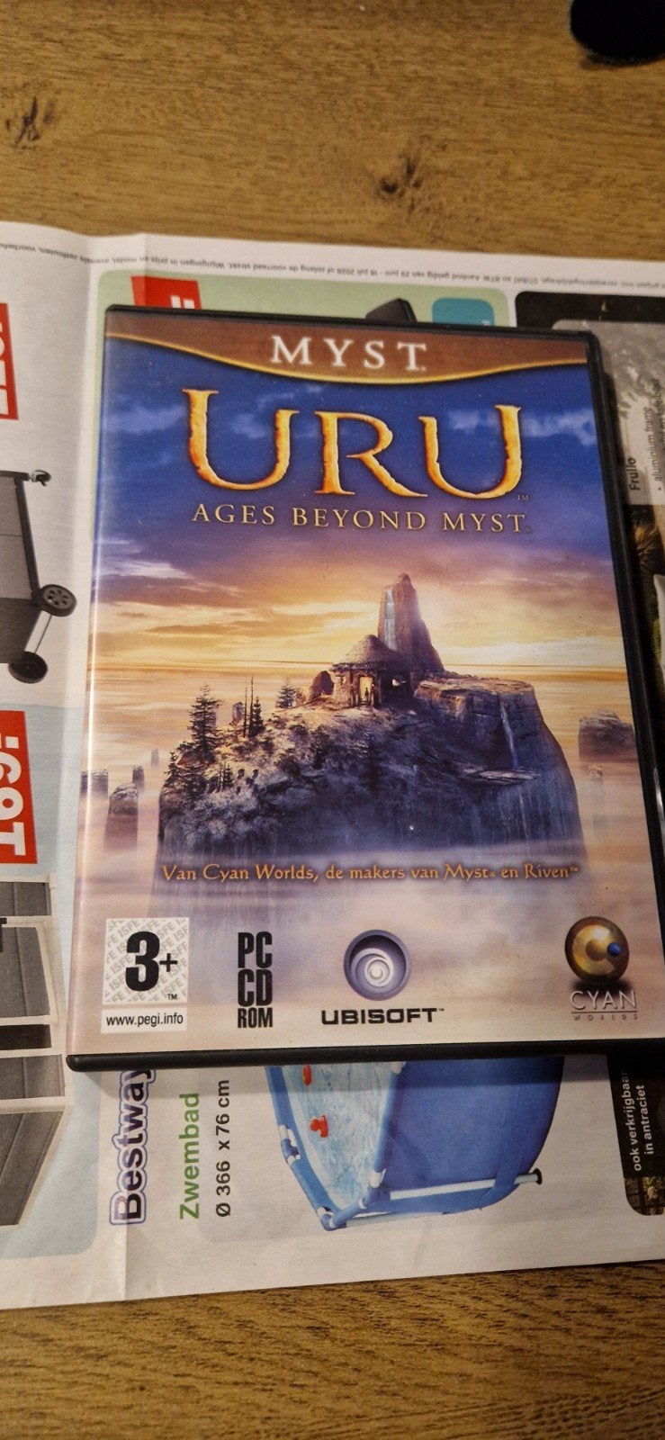 MYST URU: Ages Beyond Myst PC CD-ROM - Avontuur & Puzzel, Spelcomputers en Games, Games | Pc, Gebruikt, Avontuur en Actie, 1 speler