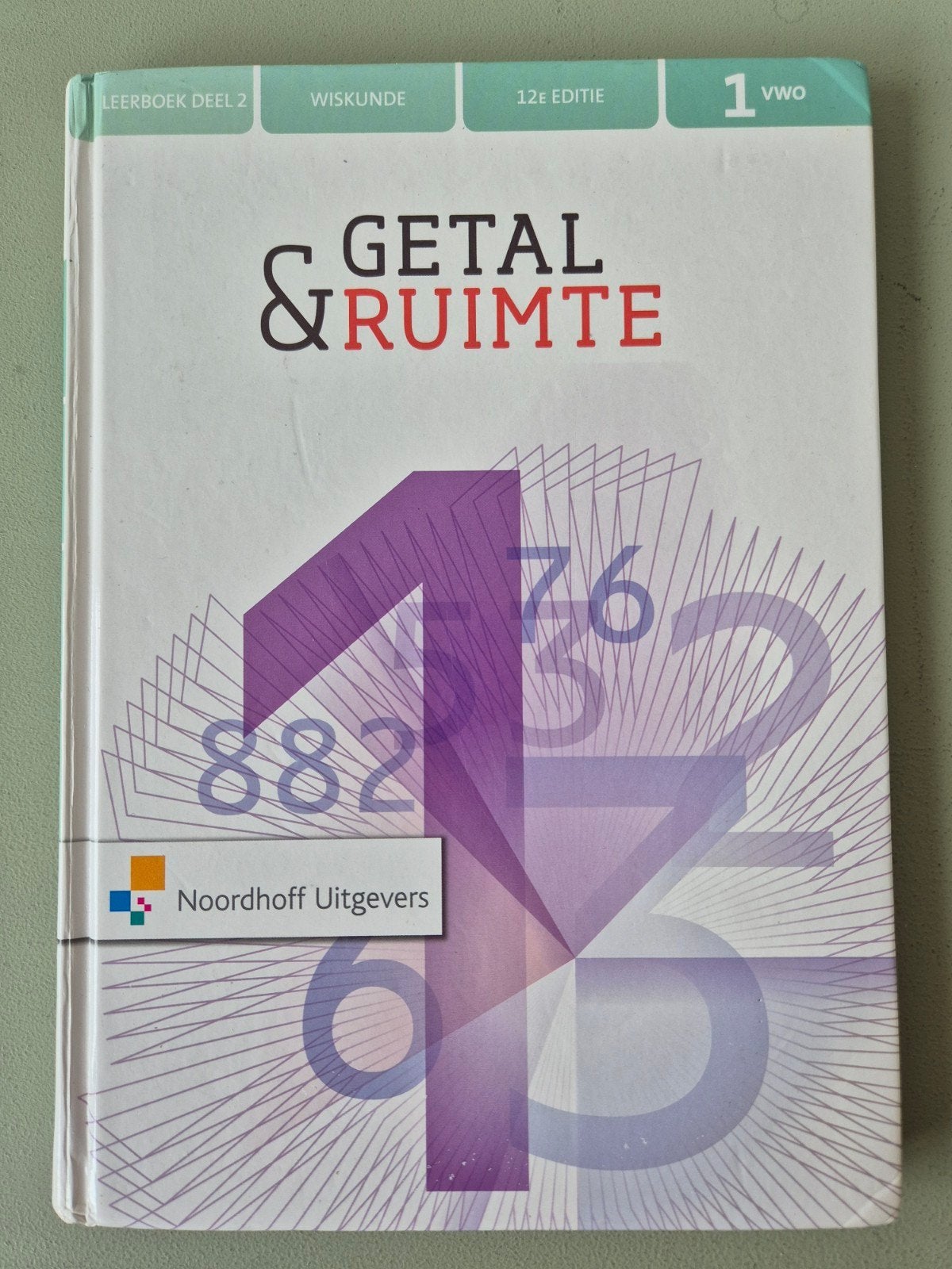 Getal & Ruimte Wiskunde 1 vwo Leerboek Deel 2 12e editie, Ophalen of Verzenden, Beta, Gelezen, Noordhoff Uitgevers