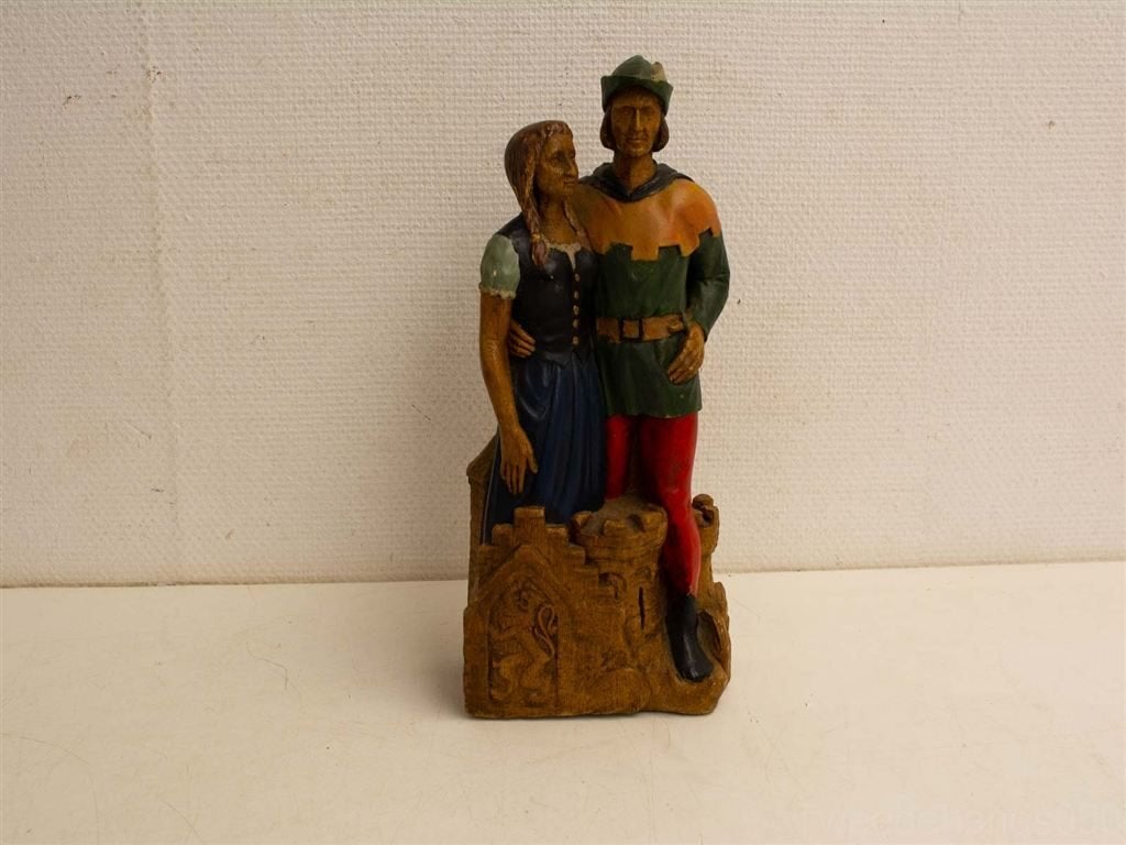 Stenen beeld Tijl en Nele 28505, Verzamelen, Ophalen of Verzenden, Gebruikt, Dier