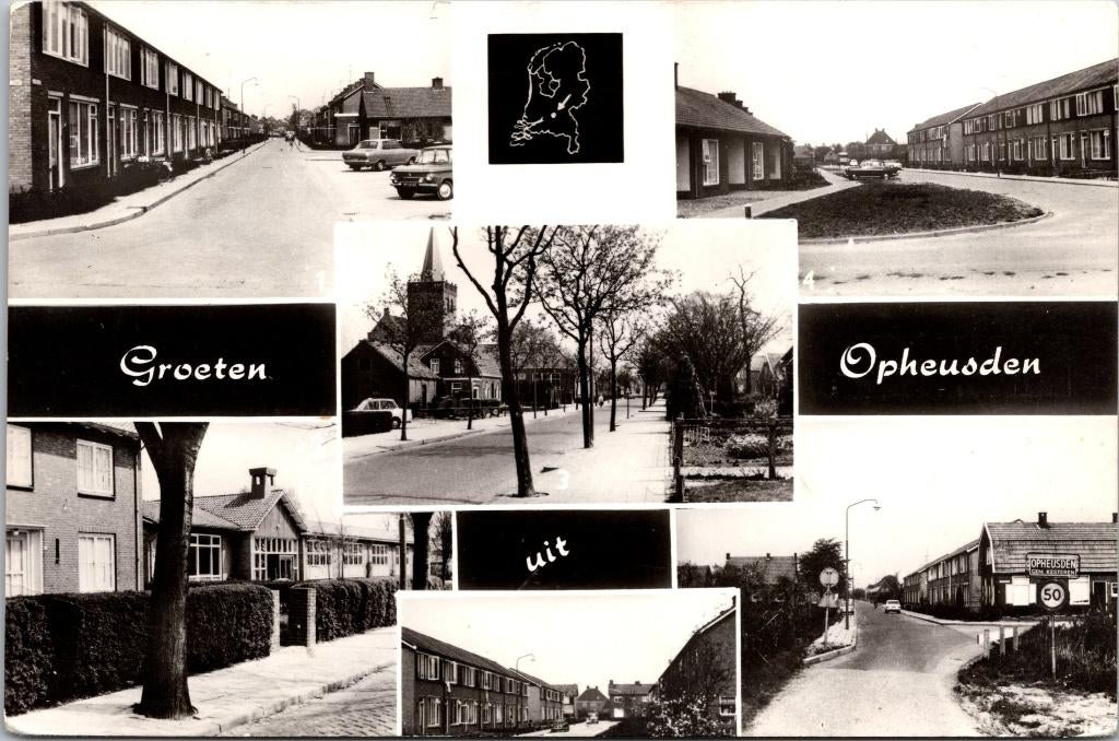 Groeten uit Opheusden (1974), Verzamelen, Verzenden, 1960 tot 1980, Gelopen, Gelderland