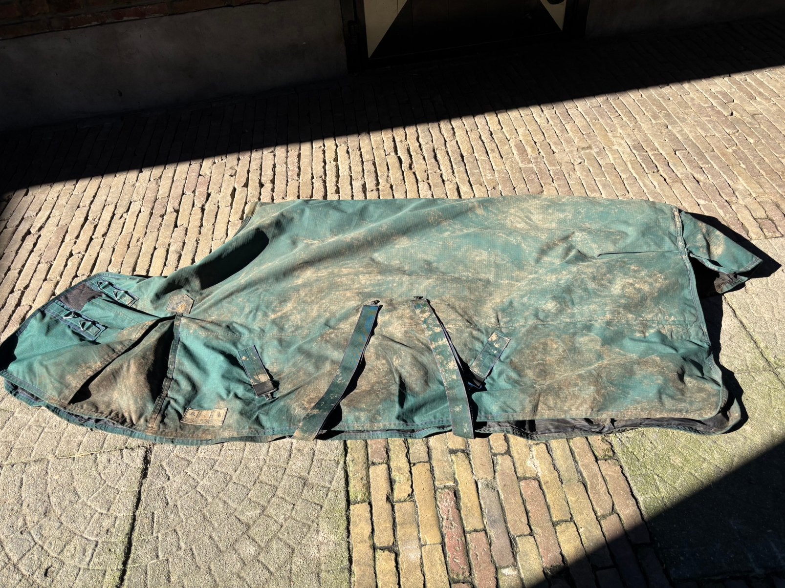 Outdoordeken 200gr - 195, Full (L), Gebruikt, Overige merken, Afneembare hals