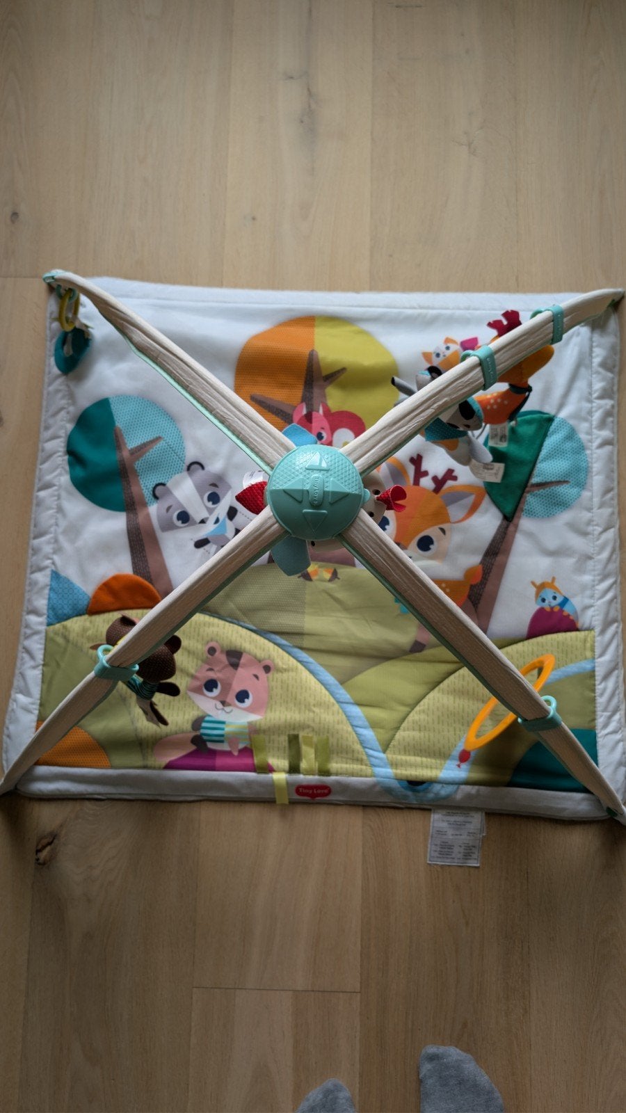 Tiny Love Gymini Deuxe Into the Forest Speelkleed met bogen, Ophalen of Verzenden, Gebruikt, Speelkleed, Met licht