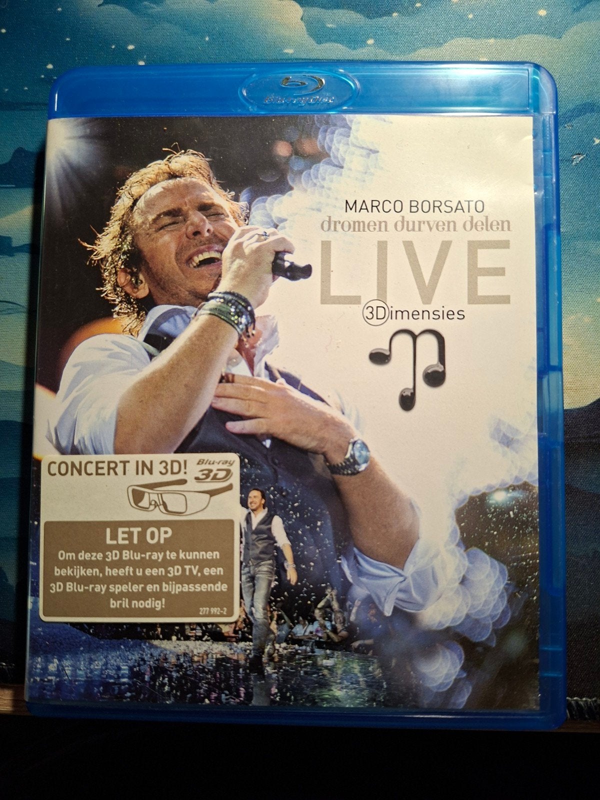 Marco Borsato in 3D, Cd's en Dvd's, Blu-ray, Ophalen of Verzenden, Zo goed als nieuw, Muziek en Concerten
