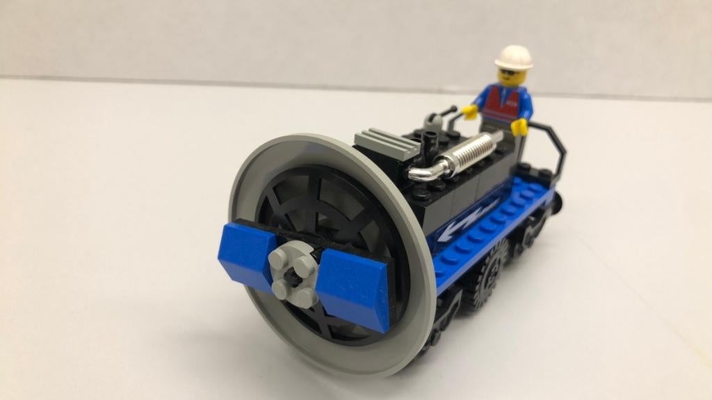 SB1435 Lego trein 9V 4533 wagon met boekje, Ophalen of Verzenden, Zo goed als nieuw