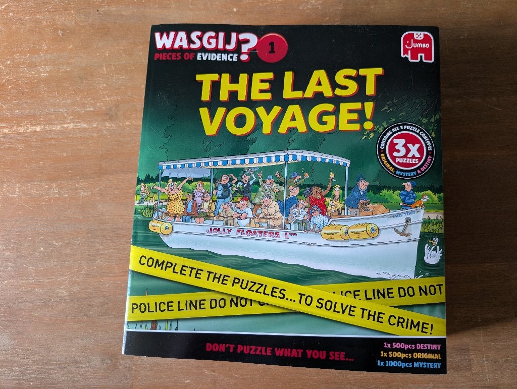 Wasgij The Last Voyage, Ophalen, 500 t/m 1500 stukjes, Zo goed als nieuw, Legpuzzel