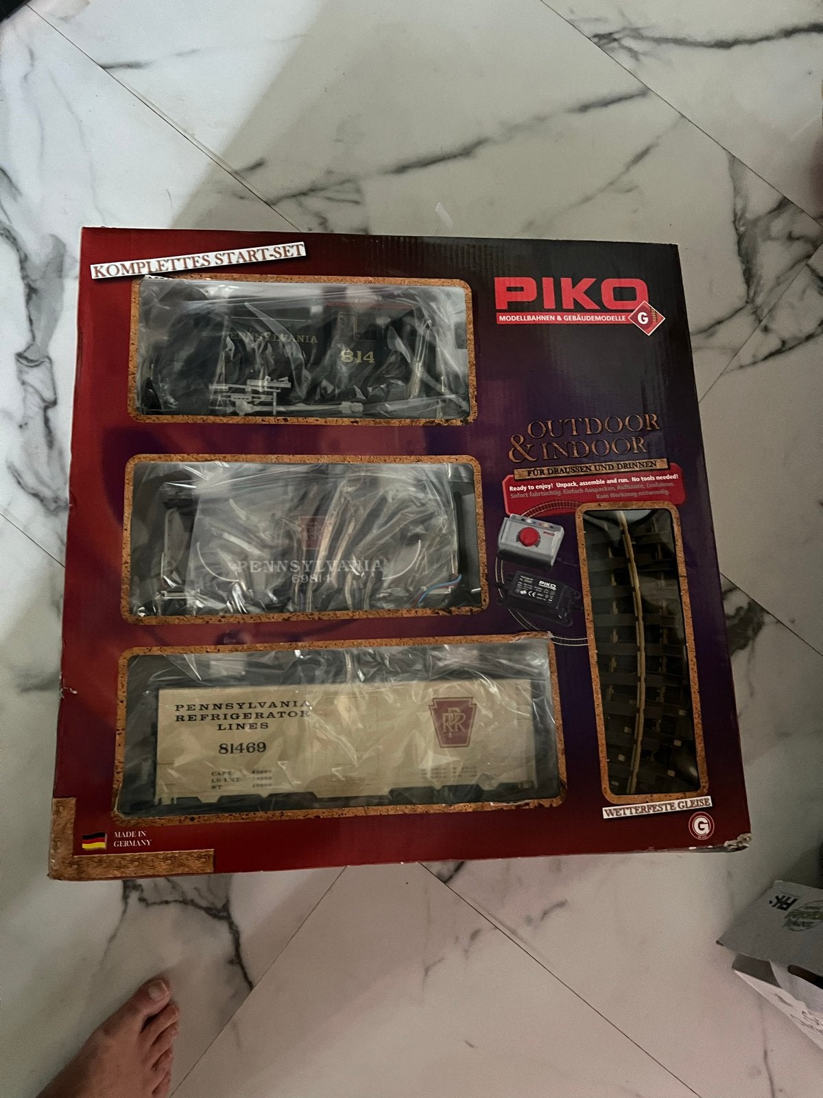 Piko G Startset Pennsylvania - Nieuw in doos, Overige merken, Treinset, Gelijkstroom, Nieuw