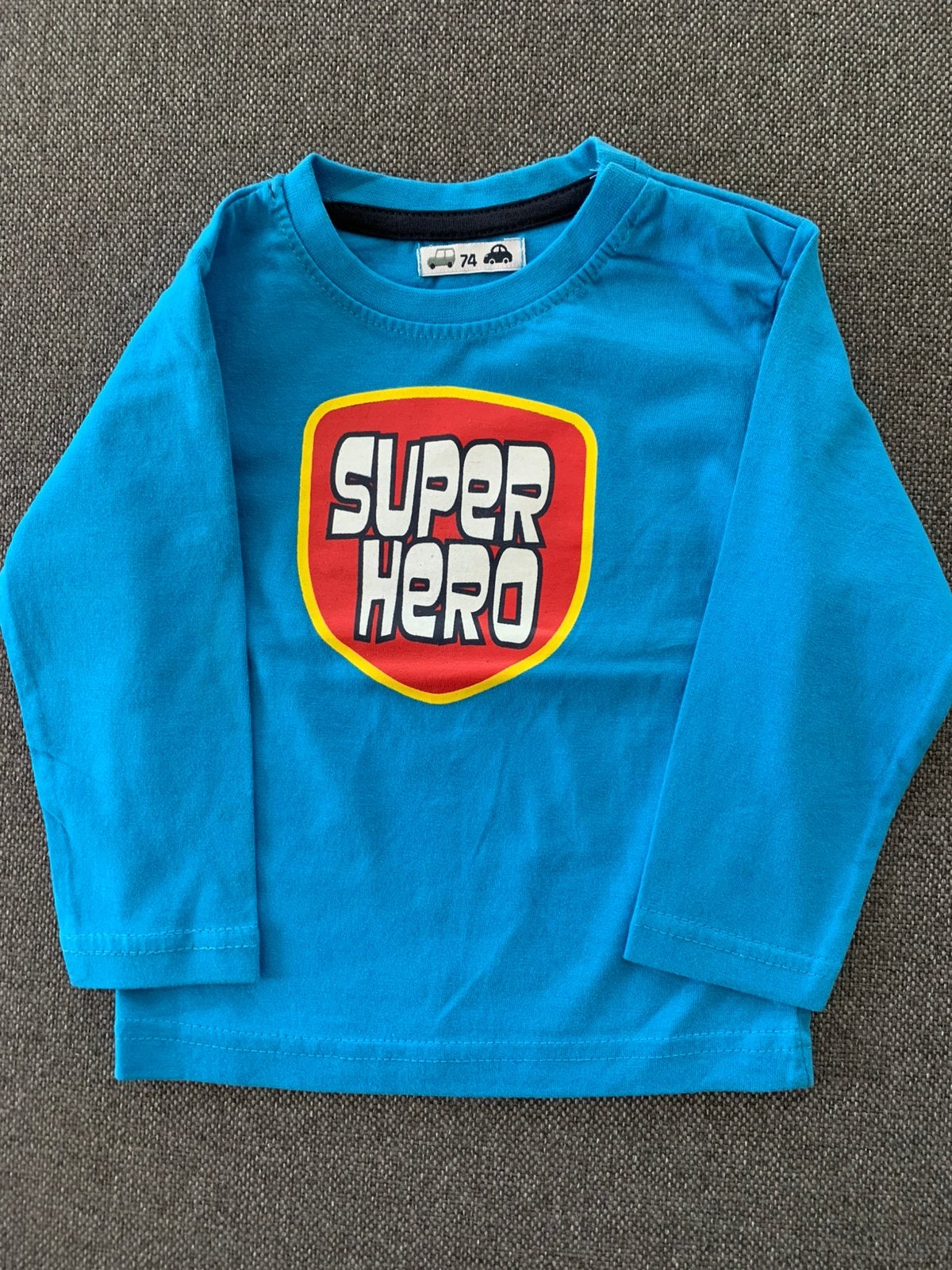 Nieuw - longsleeve Super Hero maat 74, Ophalen of Verzenden, Nieuw, Jongetje, Shirtje of Longsleeve