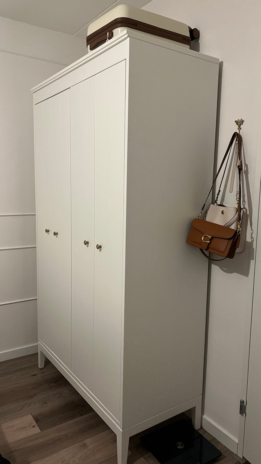 IKEA Idanas Kledingkast - Wit, Zo goed als nieuw, Ophalen, 100 tot 150 cm, 200 cm of meer, Zo goed als nieuw