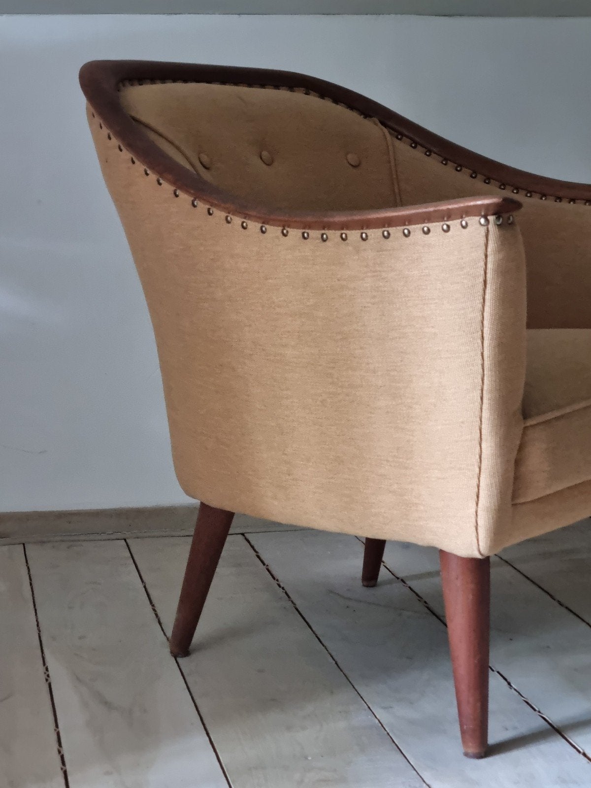 Arne Wahl Iversen Deens design bankstel, Ophalen, Gebruikt, Deens design, Mid-century modern, Vintage, Driepersoons