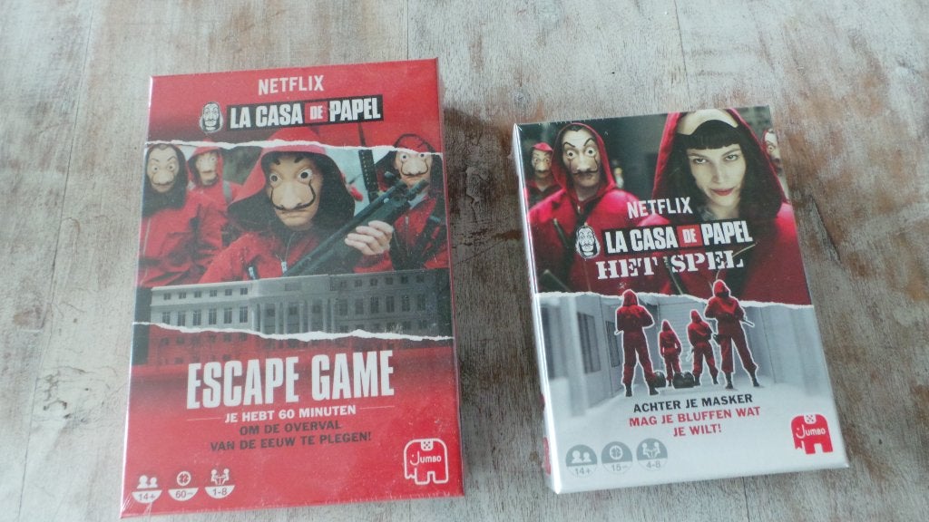 Casa de papel Spel (2 stuks NIEUW in seal). Merk: Jumbo, Drie of vier spelers, Ophalen of Verzenden, Nieuw