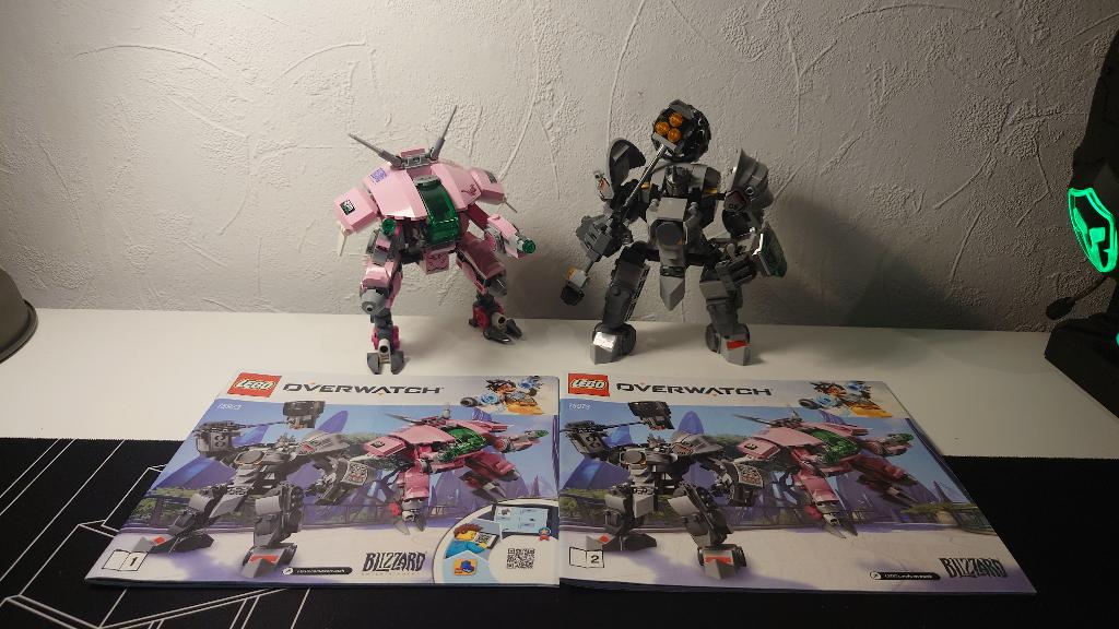 Lego Overwatch 75973 D.Va & Reinhardt, Gebruikt, Overige thema's, Lego, Ophalen of Verzenden