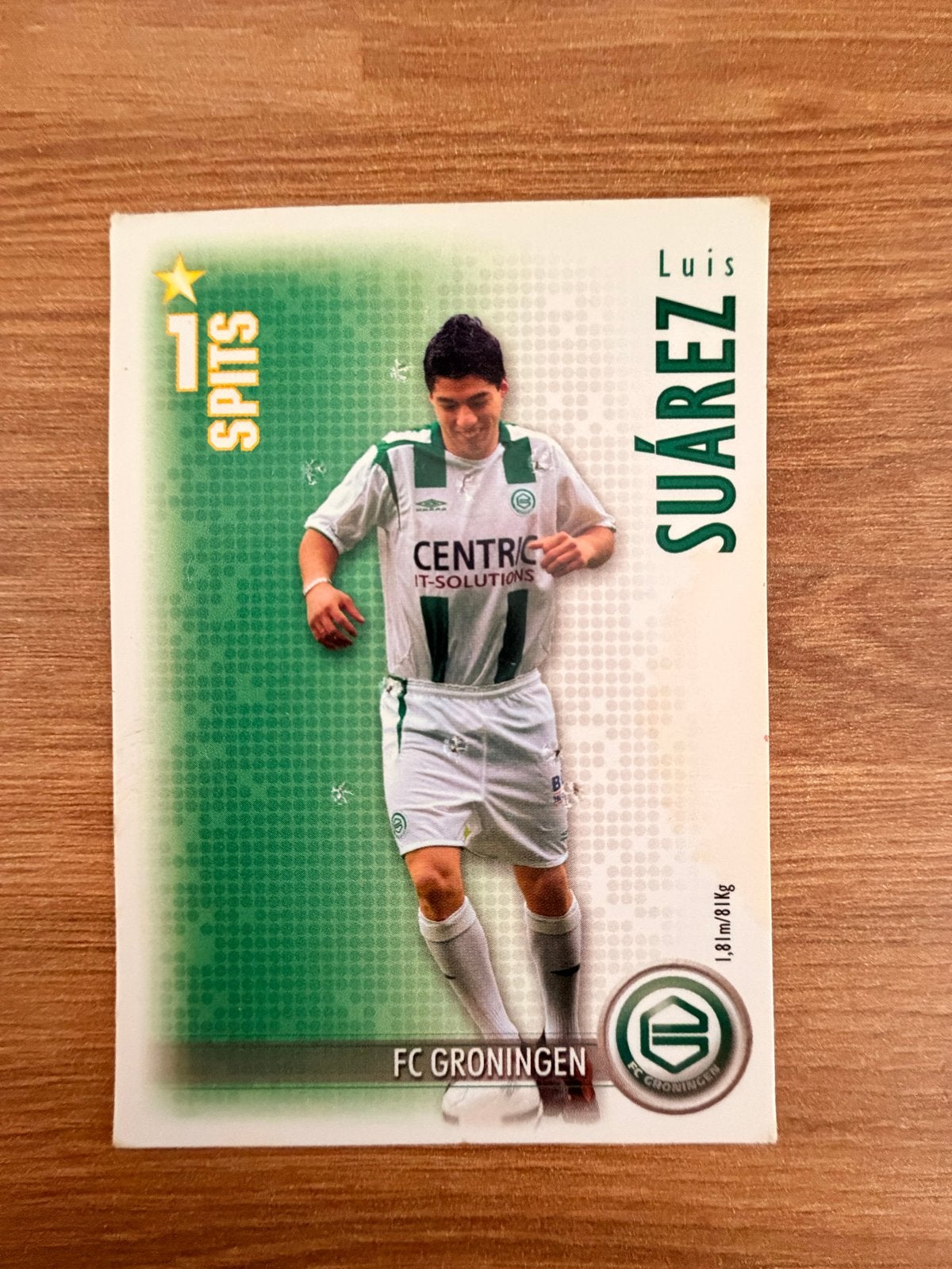 Luis Suárez FC Groningen 2006/07 Magic Box All Stars kaart, Ophalen of Verzenden, Gebruikt, Overige binnenlandse clubs, Spelerskaart