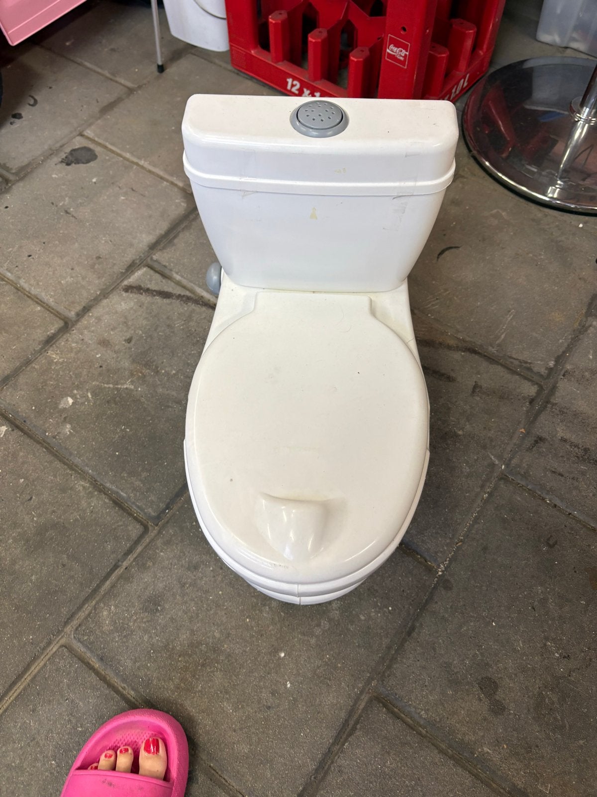 Potty training, Ophalen, Gebruikt