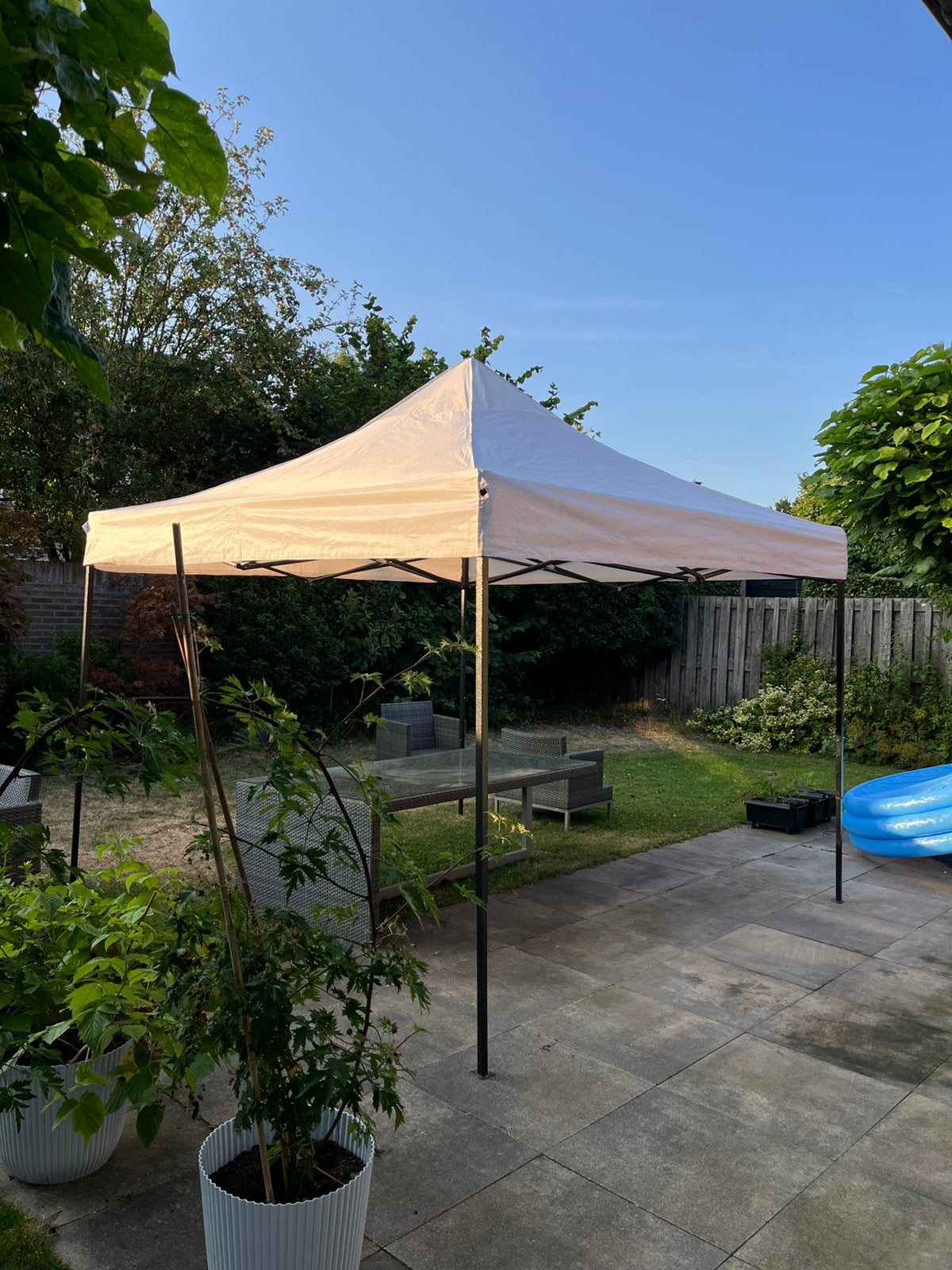 Partytent easy pop up inclusief 4 zijwanden, Ophalen, Zo goed als nieuw, Minder dan 5 meter