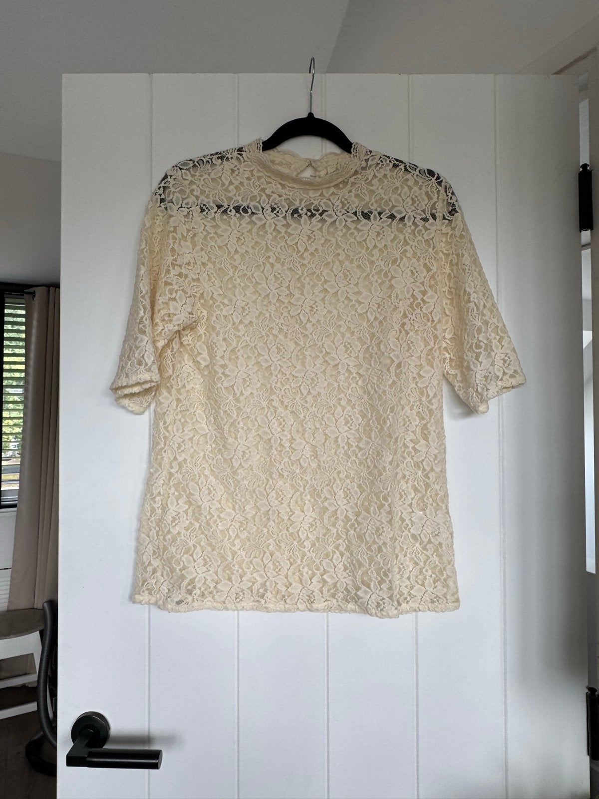 Studio Anneloes Kanten Shirt Maat M, Maat 38/40 (M), Beige, Ophalen of Verzenden, Zo goed als nieuw