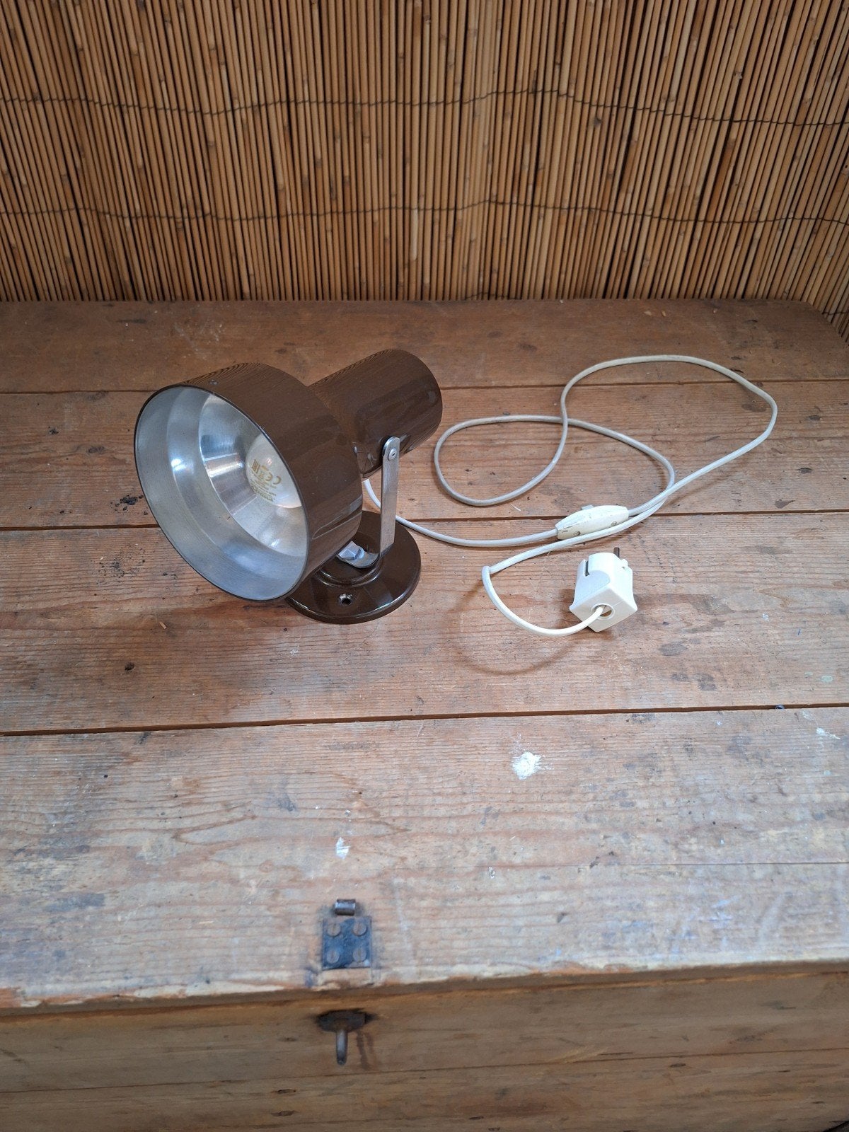 Bruine vintage spot, Ophalen of Verzenden